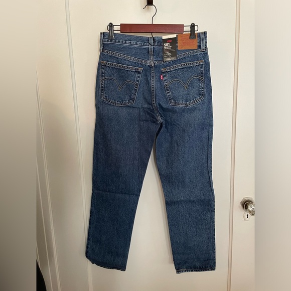 NWT 501 Original Cropped Women’s Jeans 28 x 28” - Picture 5 of 8